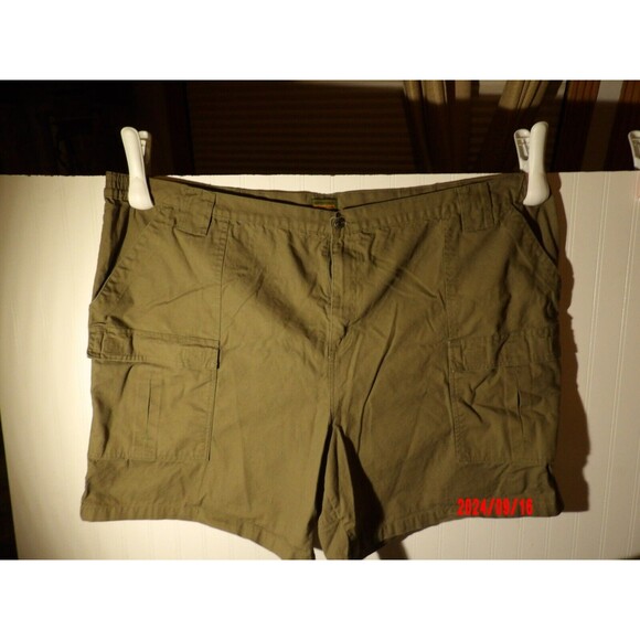 Boulder‎ Creek Trading Company Mens Tan Cargo Shorts, Big 60 MADE IN PAKISTAN - Picture 1 of 5